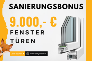 Read more about the article Sanierungsförderung bis zu 9.000,- € für Fenster- und Türentausch